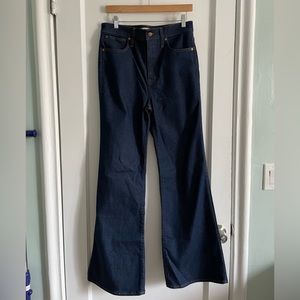 Madewell 11” high rise flare jeans